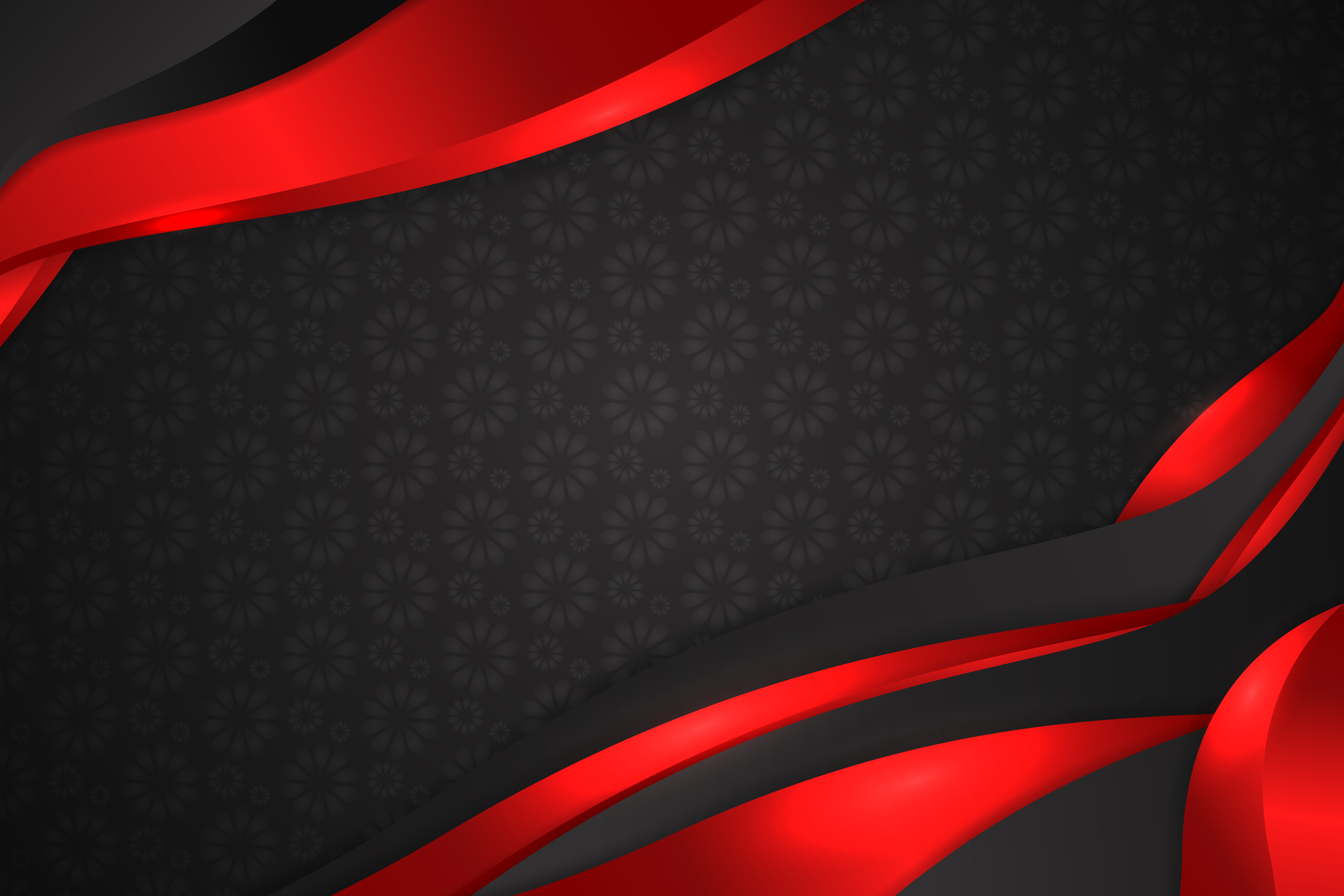 Abstract Fluid Background Black and Red Color